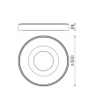 COIN * PLAFÓN REDONDO LED 80W - 2700-5000K - CON MANDO - BLANCO